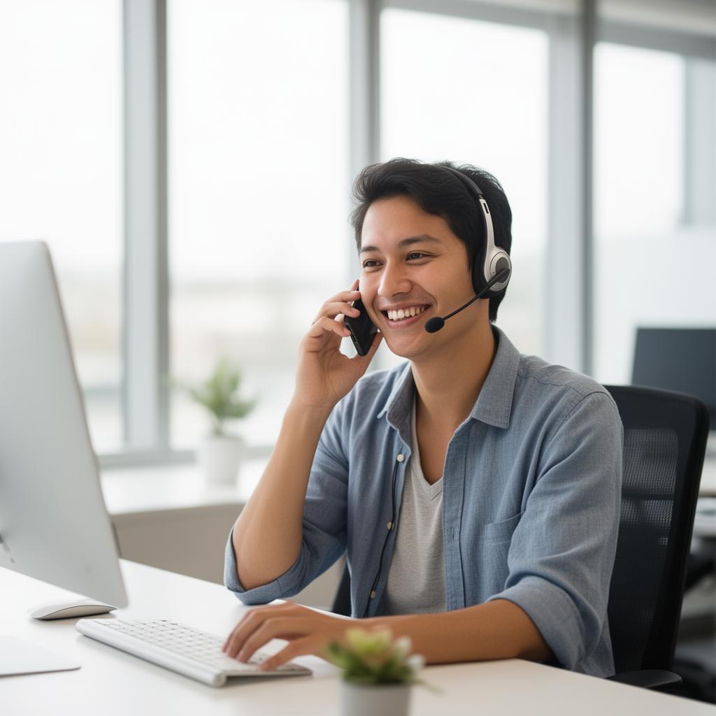A licensed Great Lakes Coverage advisor speaking with a customer